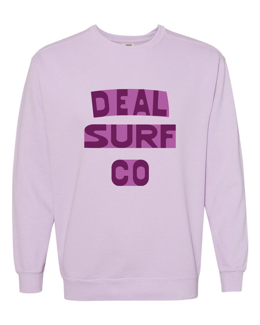 Lilac in a field of Daisies Crewneck